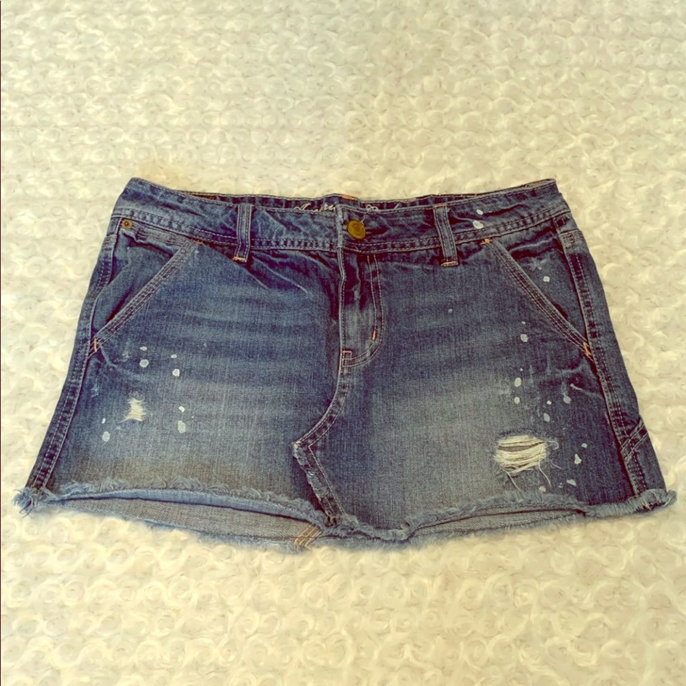 AE Denim Mini Skirt
